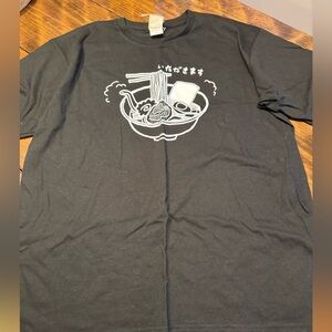 NWOT Ramen Shirt. Mens. Black. Size L